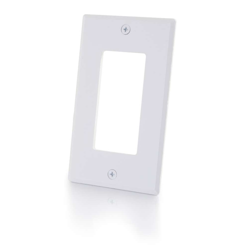 One Cutout Single Gang Wall Plate