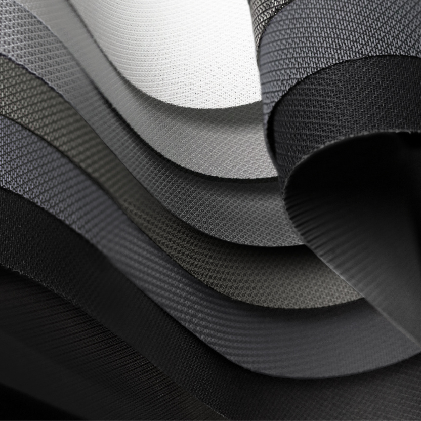 Light and dark shading fabrics