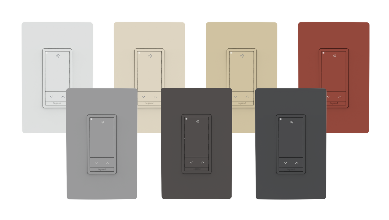 Group Image of the WSP Standard Switches in all available colors