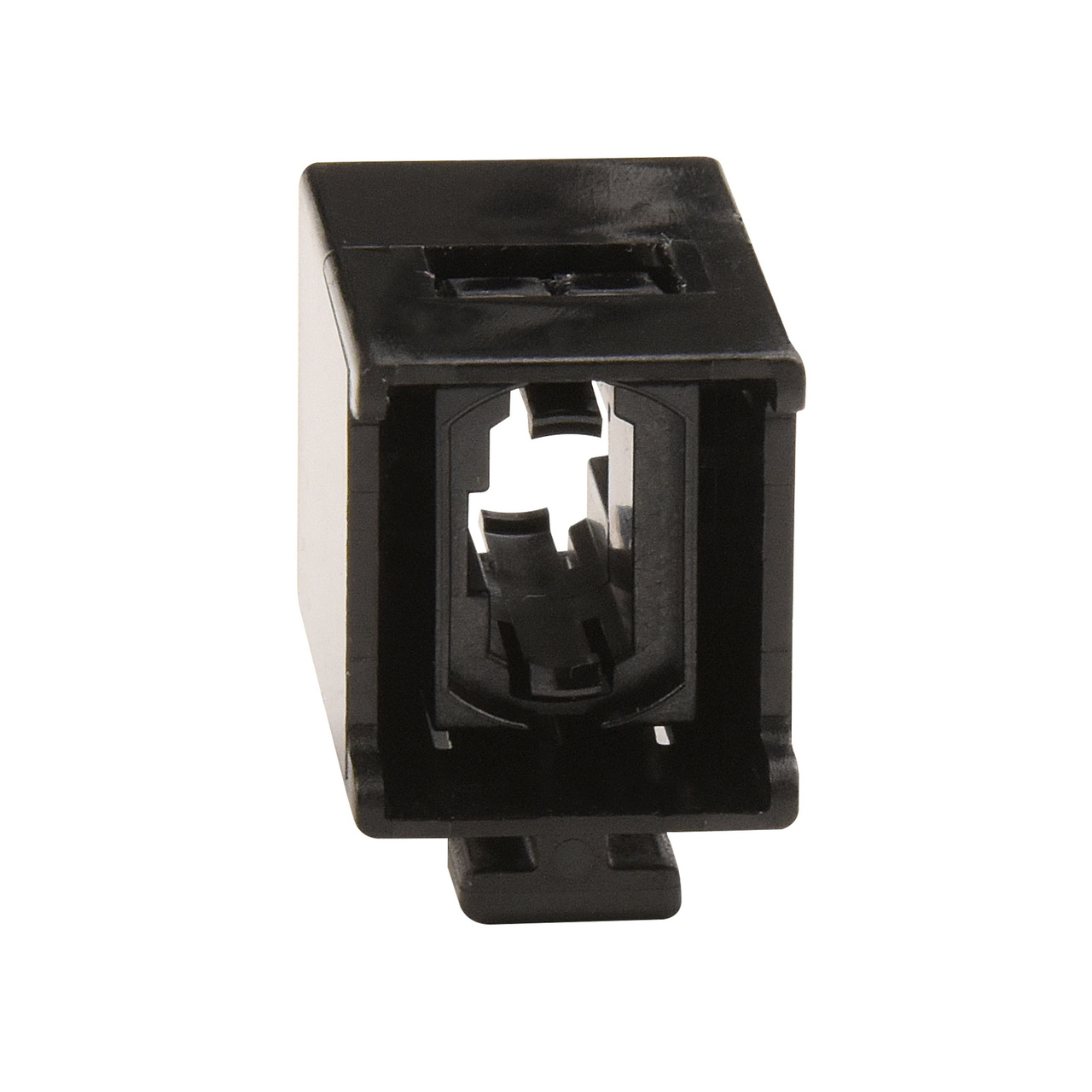 Black HDFM fiber module with HiLOC Boot