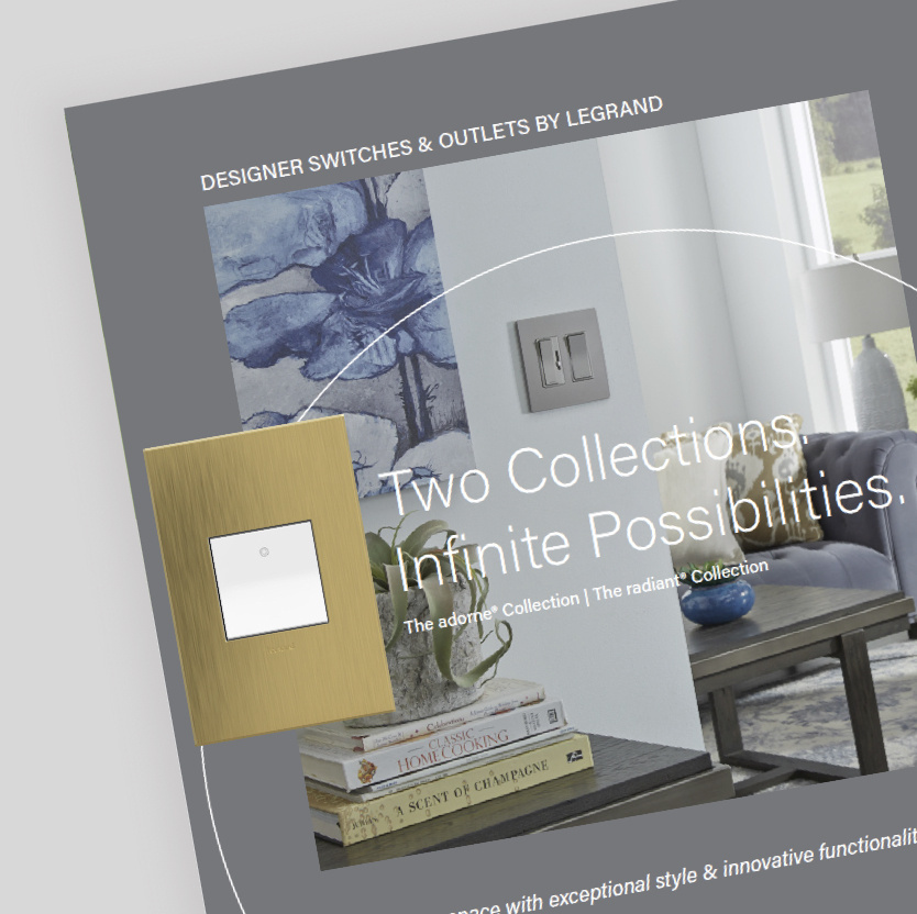 designer switches and outlets catalog cover