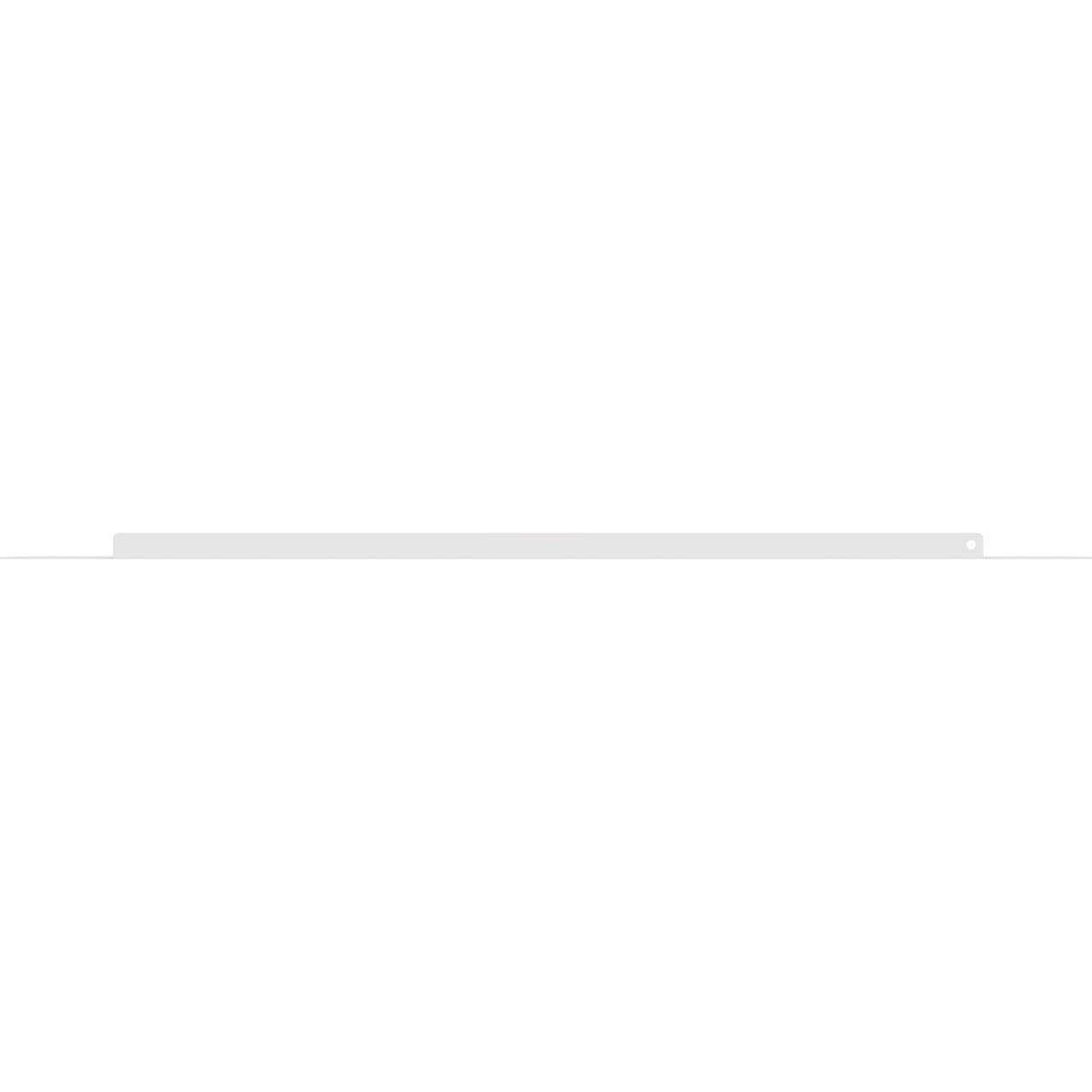 MM20BDC10-B Side view of 10 in MM20 Base Cust Cover - White
