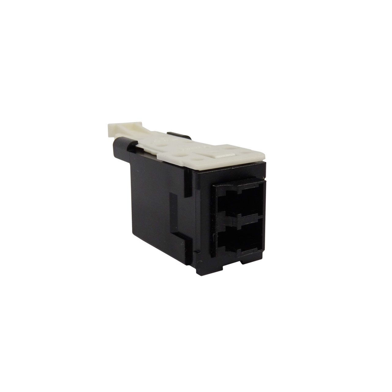 Black Infinium HDJ fiber adapter, rear-loading