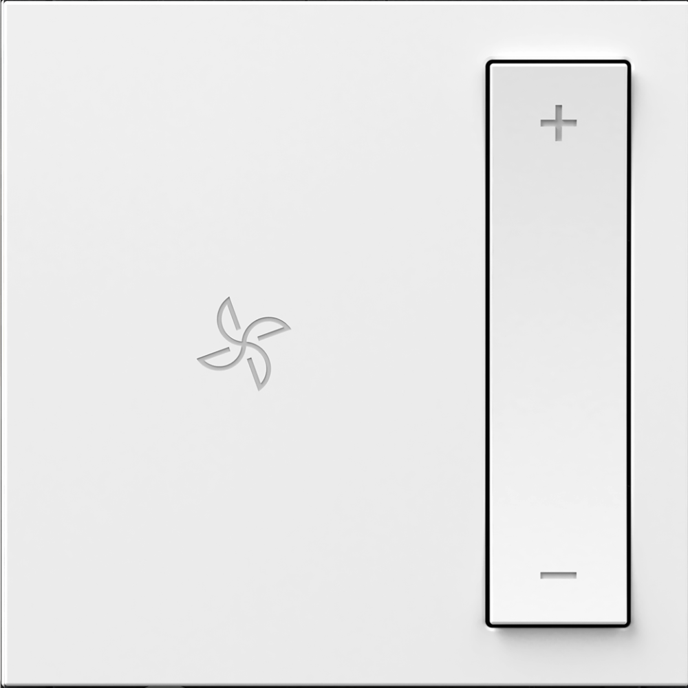 adorne® Wired Remote Smart Fan Controller with Netatmo, White