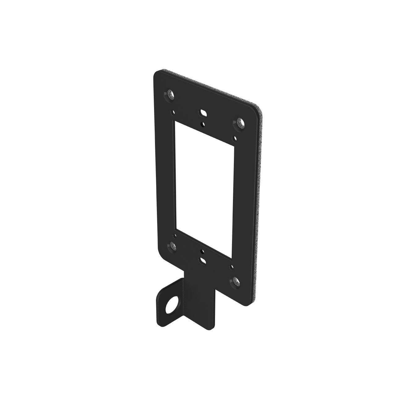 Replacement 1-Gang, Locking Device Plate for Black Direct Bury Power Pedestal (XPPDB1GP-BK)