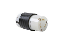 30A NEMA L1030 Connector - Black Back, White Front Body