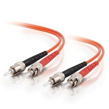 Discontinued - 65.6ft (20m) ST-ST 50/125 OM2 Duplex Multimode Fiber Optic Cable (TAA Compliant) - Orange