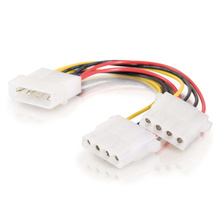 Discontinued - 14in One 5.25in to Two 5.25in Internal Power Y-Cable