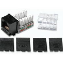 Cat6 RJ45 UTP Keystone Jack - Black Cat6 RJ45 UTP Keystone Jack - Black