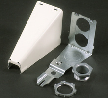 Wiremold 500/700 Series Adjustable Offset Connector Fitting, Ivory Wiremold 500/700 Series Adjustable Offset Connector Fitting, Ivory