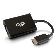 HDMI® Male to VGA and Stereo Audio Female Adapter Converter Dongle HDMI® Male to VGA and Stereo Audio Female Adapter Converter Dongle
