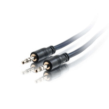 35ft (10.7m) 3.5mm Stereo Audio Cable with Low Profile Connectors M/M - Plenum CMP-Rated 35ft (10.7m) 3.5mm Stereo Audio Cable with Low Profile Connectors M/M - Plenum CMP-Rated