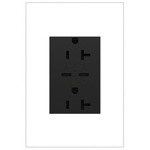 adorne® 30W USB Outlet, Type C, 20A, Tamper-Resistant, Plus-Size, Graphite