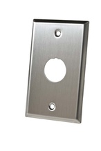 Stainless Steel Faceplate Industrial, 1-port single gang plate Stainless Steel Faceplate Industrial, 1-port single gang plate