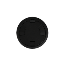8CT Evolution™ Poke Thru Surface Style Cover, Black