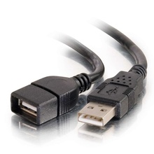 3.3ft (1m) USB 2.0 A Male to A Female Extension Cable - Black 3.3ft (1m) USB 2.0 A Male to A Female Extension Cable - Black