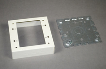 500/700 Two-Gang Shallow Switch and Receptacle Box Fitting 500/700 Two-Gang Shallow Switch and Receptacle Box Fitting