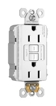 PlugTail® Specification Grade Tamper-Resistant 15A Duplex Self-Test GFCI Receptacles with SafeLock® Protection, White PlugTail® Specification Grade Tamper-Resistant 15A Duplex Self-Test GFCI Receptacles with SafeLock® Protection, White