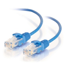 7ft (2.1m) Cat6 Snagless Unshielded (UTP) Slim Ethernet Network Patch Cable - Blue 7ft (2.1m) Cat6 Snagless Unshielded (UTP) Slim Ethernet Network Patch Cable - Blue