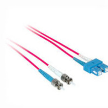 32.8ft (10m) SC-ST 50/125 OM2 Duplex Multimode PVC Fiber Optic Cable - Red 32.8ft (10m) SC-ST 50/125 OM2 Duplex Multimode PVC Fiber Optic Cable - Red