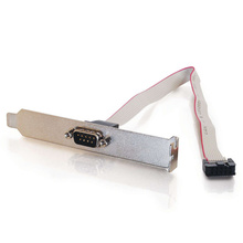 DB9 Male Serial RS232 Add-A-Port Adapter with Bracket DB9 Male Serial RS232 Add-A-Port Adapter with Bracket