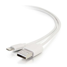 Discontinued - 3.3ft (1m) USB A Male to Lightning Male Sync and Charging Cable - White