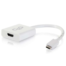 USB-C® to HDMI Audio/Video Adapter Converter - 4K 30Hz - White USB-C® to HDMI Audio/Video Adapter Converter - 4K 30Hz - White
