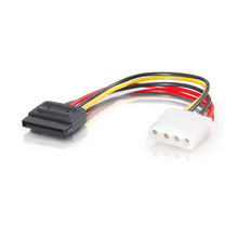 Discontinued - 6in 15-pin Serial ATA Female to LP4 Female Power Cable
