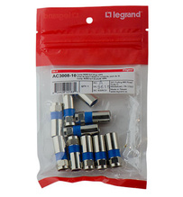 Compression RG6U-Quad F Plug Compression RG6U-Quad F Plug