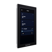 Wattstopper PLUS 5.7", Graphic Switch Touchscreen with PoE, Black