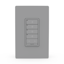 Wattstopper PLUS Wireless Slim Switch, 4B 1R, Gray
