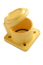 Series 16 Panel-Mount NEMA 3R Flip-Lid Cover, Yellow Series 16 Panel-Mount NEMA 3R Flip-Lid Cover, Yellow