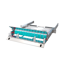 Infinium Access™, 1 Rack Unit (RU), Rack Mount Fiber Enclosure - 4 Duplex MDC to acclAIM Conversion Adapter (288 Fiber), OM4 Multimode Infinium Access™, 1 Rack Unit (RU), Rack Mount Fiber Enclosure - 4 Duplex MDC to acclAIM Conversion Adapter (288 Fiber), OM4 Multimode
