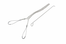 Flexcor® Support Grips Standard Duty, Closed Mesh, Double -Eye Grip, Cable Diameter 0.75 - 0.99 in. Flexcor® Support Grips Standard Duty, Closed Mesh, Double -Eye Grip, Cable Diameter 0.75 - 0.99 in.