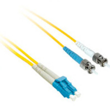 13.1ft (4m) LC-ST 9/125 OS2 Duplex Single-Mode Fiber Optic Cable - Plenum CMP-Rated - Yellow 13.1ft (4m) LC-ST 9/125 OS2 Duplex Single-Mode Fiber Optic Cable - Plenum CMP-Rated - Yellow