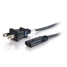 6ft (1.8m) 18 AWG 2-Slot Non-Polarized Power Cord (NEMA 1-15P to IEC320C7) (TAA Compliant) 6ft (1.8m) 18 AWG 2-Slot Non-Polarized Power Cord (NEMA 1-15P to IEC320C7) (TAA Compliant)