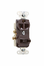 Discontinued - Discontinued - 20A, 120/125V Combination Single-Pole Switch and Single Receptacle, Brown - Substitute 671TR