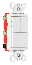 Specification Grade Decorator Combination Switch, White Specification Grade Decorator Combination Switch, White