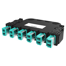 Infinium Ultra HDCA Cassette - 12 Fiber - LC Duplex to MPOM - OM4 - Universal Polarity Infinium Ultra HDCA Cassette - 12 Fiber - LC Duplex to MPOM - OM4 - Universal Polarity