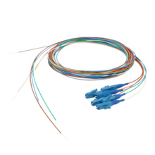 LC Simplex to Blunt, 6 Fiber, 900um, Single-Mode (OS2) Splice-On Pigtail, 2 Meter LC Simplex to Blunt, 6 Fiber, 900um, Single-Mode (OS2) Splice-On Pigtail, 2 Meter