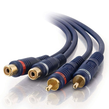 25ft (7.6m) Velocity™ RCA Stereo Audio Extension Cable 25ft (7.6m) Velocity™ RCA Stereo Audio Extension Cable