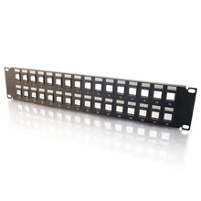 32-Port Blank Keystone/Multimedia Patch Panel 32-Port Blank Keystone/Multimedia Patch Panel