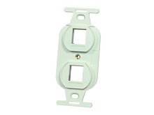 106 FRAME, KEYSTONE, 2 HOLE, FOG WHITE 106 FRAME, KEYSTONE, 2 HOLE, FOG WHITE