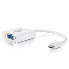 USB-C® to VGA Video Adapter Converter - White USB-C® to VGA Video Adapter Converter - White