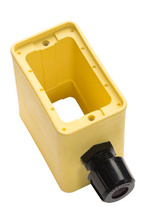 1-Grip, Deep Depth Rubber Portable Outlet Box, Yellow 1-Grip, Deep Depth Rubber Portable Outlet Box, Yellow