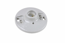 Porcelain Medium Base Lampholder 4-Terminal 250V, White Porcelain Medium Base Lampholder 4-Terminal 250V, White