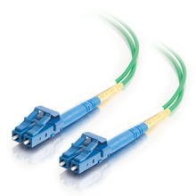 3.3ft (1m) LC-LC 9/125 OS2 Duplex Single-Mode Fiber Optic Cable - Plenum CMP-Rated - Green 3.3ft (1m) LC-LC 9/125 OS2 Duplex Single-Mode Fiber Optic Cable - Plenum CMP-Rated - Green