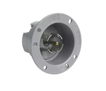 30A L2330 Flanged Inlet, Gray 30A L2330 Flanged Inlet, Gray