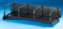 BEND LIMITING CABLE MANAGEMENT PANEL - 3.5 in H x 6 in D rings with waterfall - 2 RU BEND LIMITING CABLE MANAGEMENT PANEL - 3.5 in H x 6 in D rings with waterfall - 2 RU