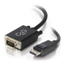 15ft (4.6m) DisplayPort™ Male to VGA Male Active Adapter Cable - Black 15ft (4.6m) DisplayPort™ Male to VGA Male Active Adapter Cable - Black